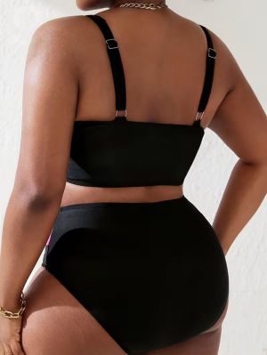 +Size Бански Amarantia Pink