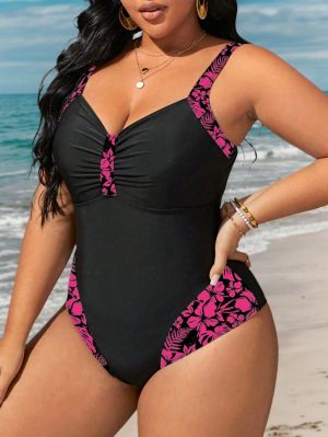 +Size Бански Bellissima Pink