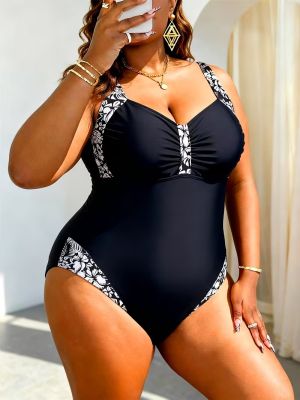 +Size Бански Bellissima Black